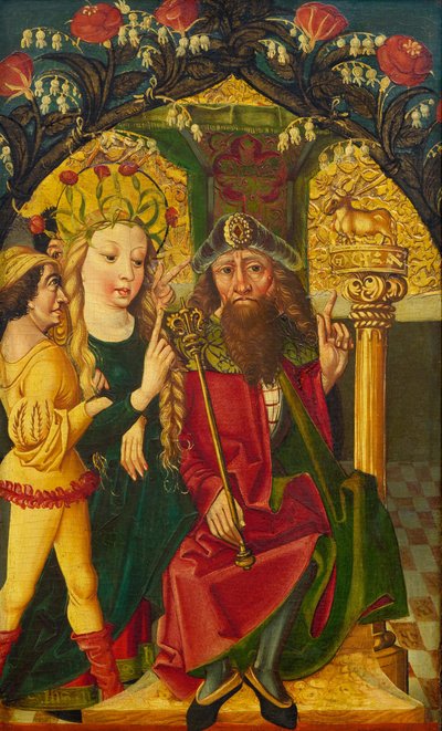 Saint Agnes of Rome Refusing Idolatry by Unbekannt Unbekannt
